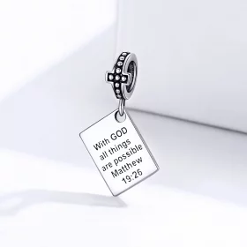 Pandora Style Silver Bible Dangle - SCC1424 Pandora Style Silver Bible Dangle - SCC1424