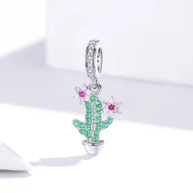 Pandora Style Silver Cactus Dangle - BSC121 Pandora Style Silver Cactus Dangle - BSC121