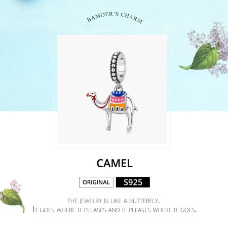 Pandora Style Silver Camel Dangle - SCC1376