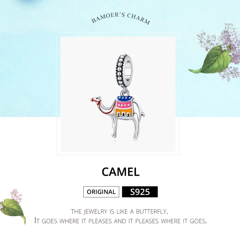 (image for) Pandora Style Silver Camel Dangle - SCC1376 - View 6