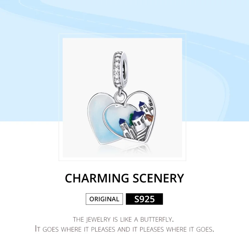 (image for) Pandora Style Silver Charming Scenery Dangle - SCC1742 - View 6