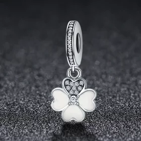 Pandora Style Silver Clover Dangle - SCC259