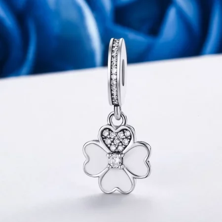 Pandora Style Silver Clover Dangle - SCC259