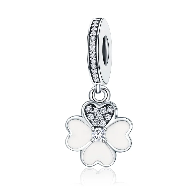 (image for) Pandora Style Silver Clover Dangle - SCC259 - Product Image