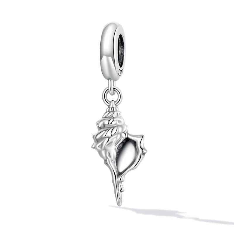 (image for) Pandora Style Silver Conch Dangle - SCC2235 - View 2