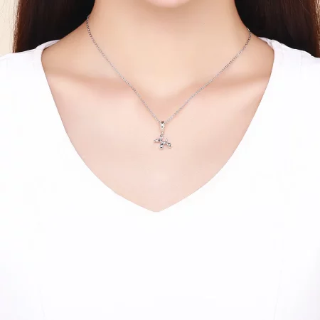 Pandora Style Silver Cute Balloon Dog Dangle - SCC981