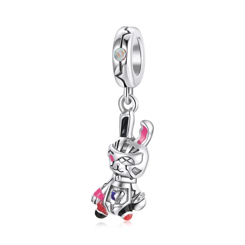 (image for) Pandora Style Silver Cyberpunk - Mechanical Rabbit Dangle - SCC1841 - Product Image