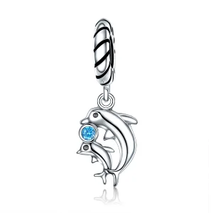 (image for) Pandora Style Silver Dolphin Dangle - SCC264