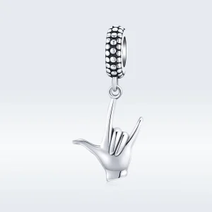 Pandora Style Silver Gesture Dangle - SCC1438 (image for) Pandora Style Silver Gesture Dangle - SCC1438