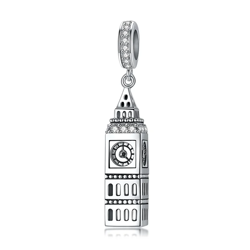 (image for) Pandora Style Silver Great Britain Big Ben Dangle - SCC868 - Product Image