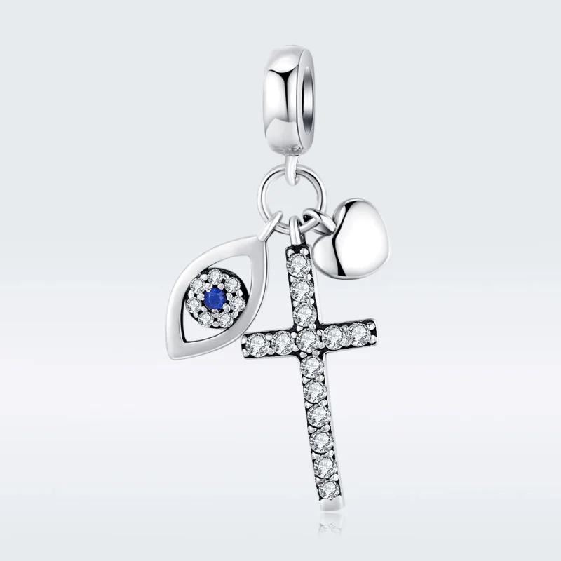 (image for) Pandora Style Silver Guardian Dangle - SCC1327 - View 5