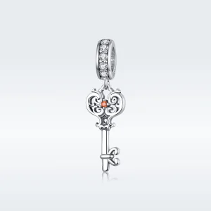 (image for) Pandora Style Silver Heartslock Dangle - BSC092
