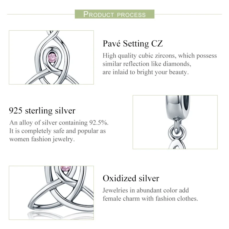 (image for) Pandora Style Silver Holy Guarding Dangle - SCC423 - View 6
