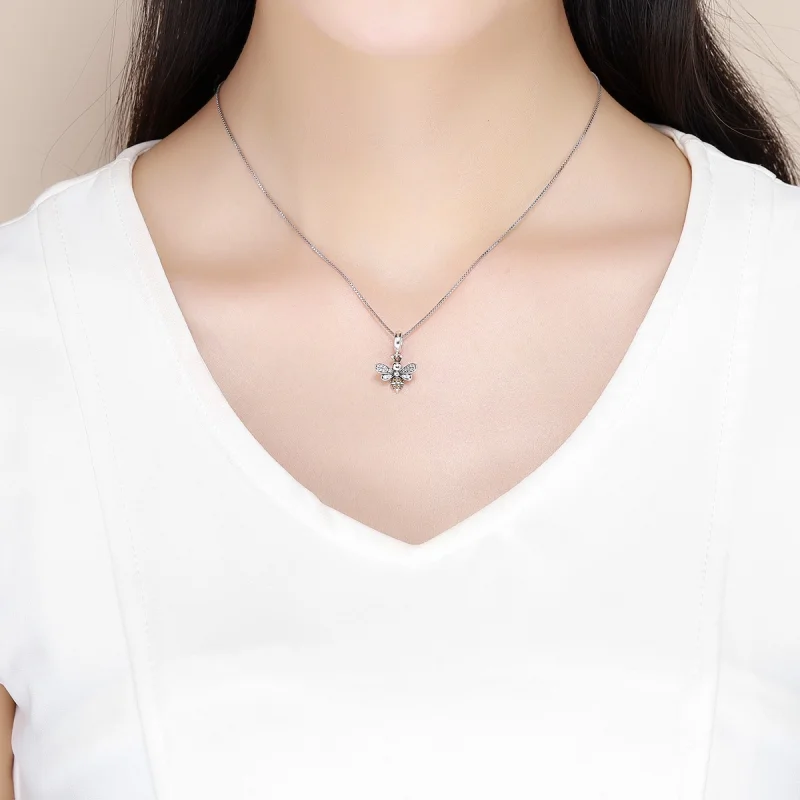 (image for) Pandora Style Silver Honey Dangle - SCC821 - View 5