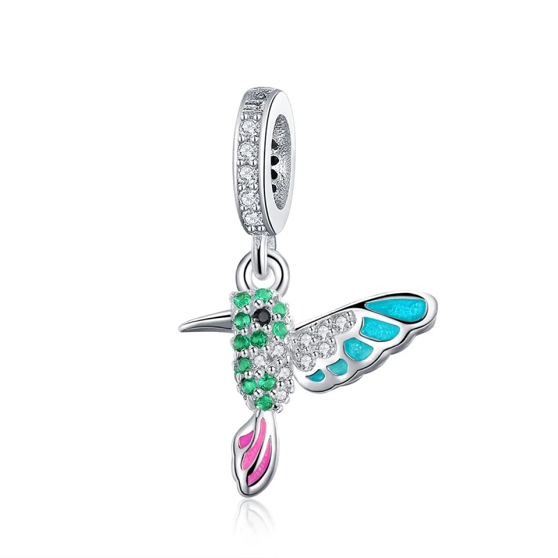 (image for) Pandora Style Silver Kingfisher Dangle - SCC991 - Product Image
