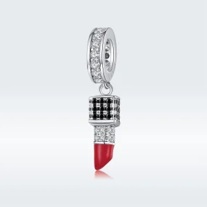 (image for) Pandora Style Silver Lipstick Dangle - SCC1392