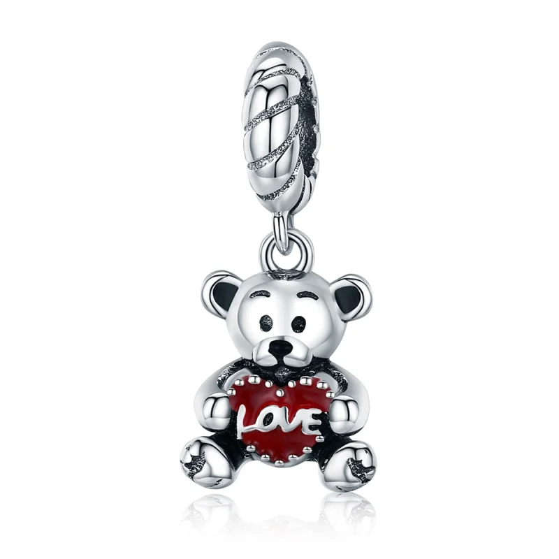 (image for) Pandora Style Silver Little Bear Dangle - SCC521 - Product Image