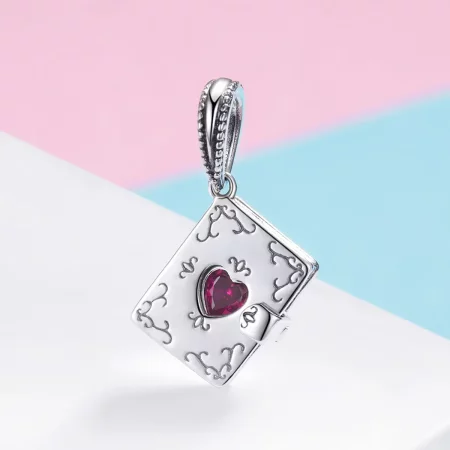 Pandora Style Silver Love Letter Dangle - SCC980