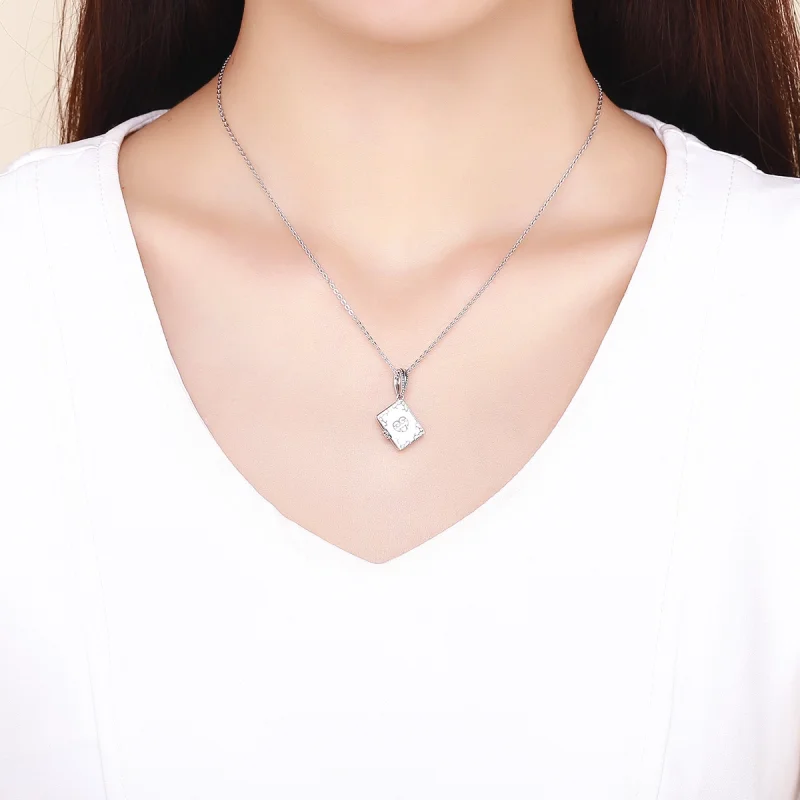 (image for) Pandora Style Silver Love Letter Dangle - SCC980 - View 5