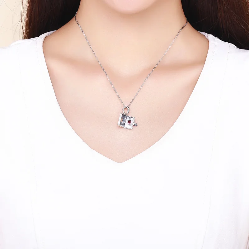 (image for) Pandora Style Silver Love Letter Dangle - SCC980 - View 6