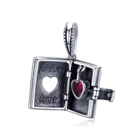 Pandora Style Silver Love Letter Dangle - SCC980 Pandora Style Silver Love Letter Dangle - SCC980