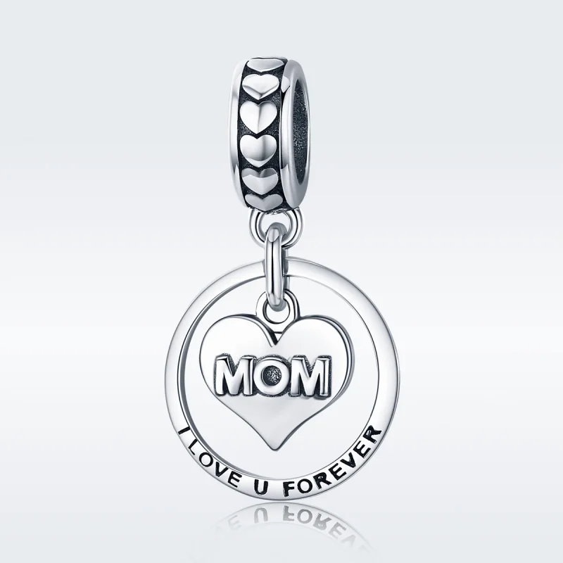 (image for) Pandora Style Silver Love Mom Dangle - SCC649 - View 2