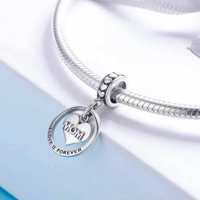 (image for) Pandora Style Silver Love Mom Dangle - SCC649 - View 4