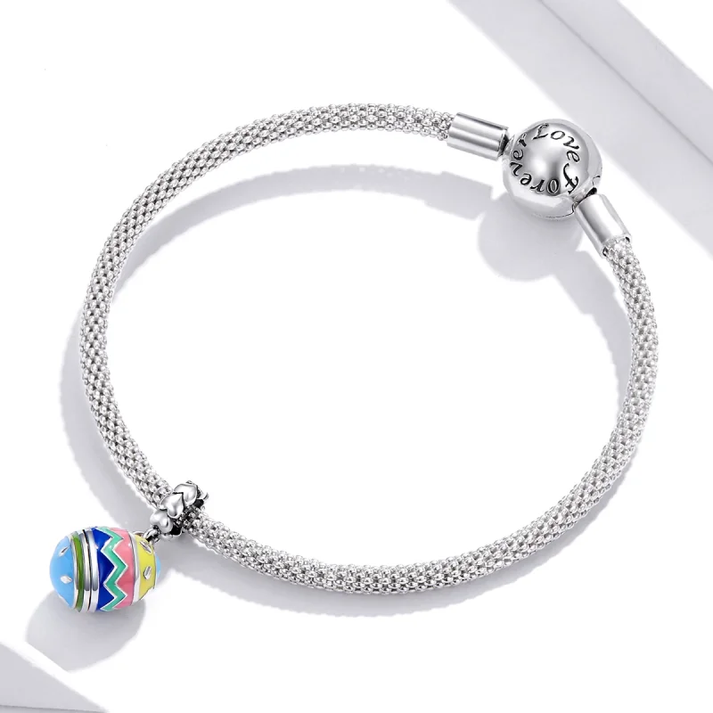 (image for) Pandora Style Silver Lucky Eggs Dangle - SCC1753 - View 3