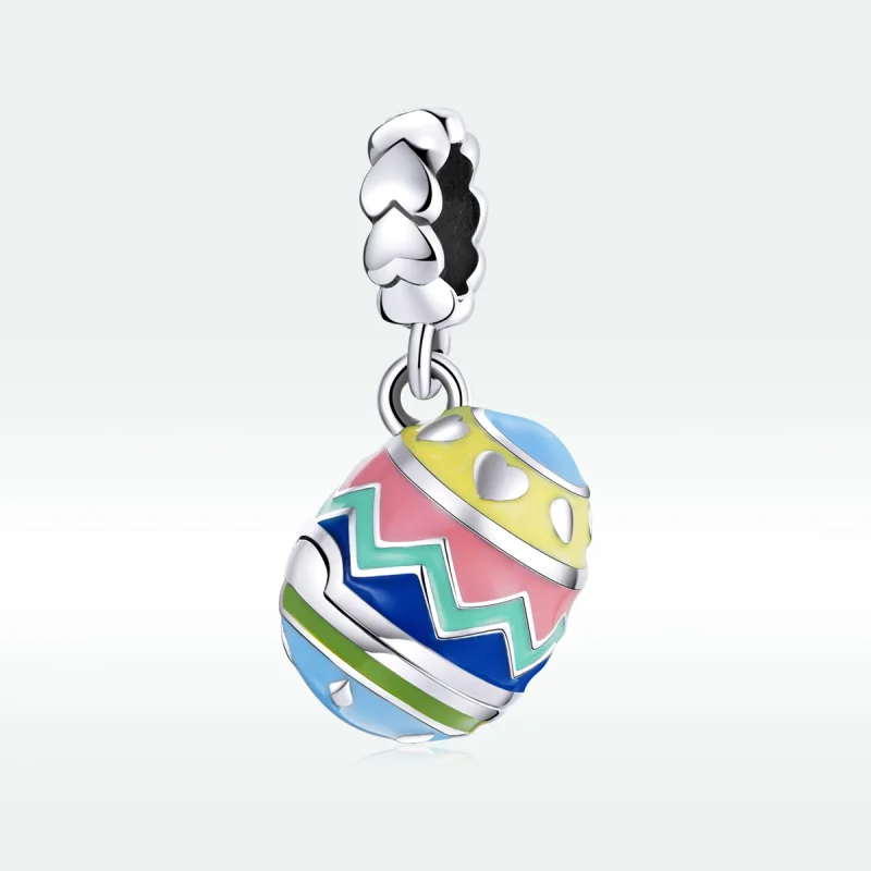 (image for) Pandora Style Silver Lucky Eggs Dangle - SCC1753 - View 5