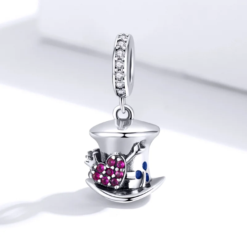 (image for) Pandora Style Silver Magic Hat Dangle - SCC1441 - View 2