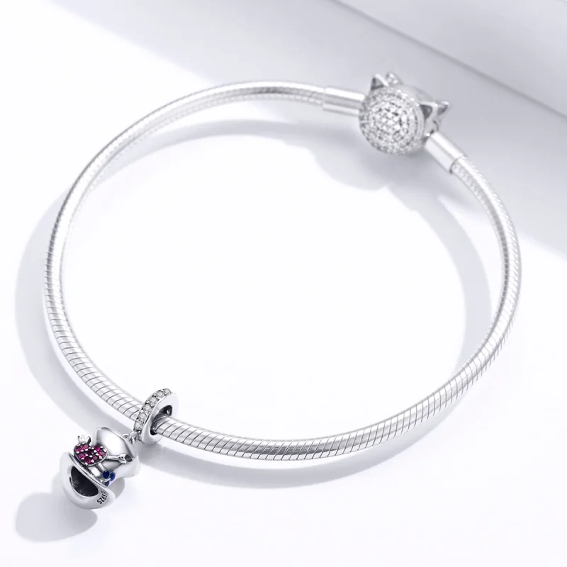 (image for) Pandora Style Silver Magic Hat Dangle - SCC1441 - View 3