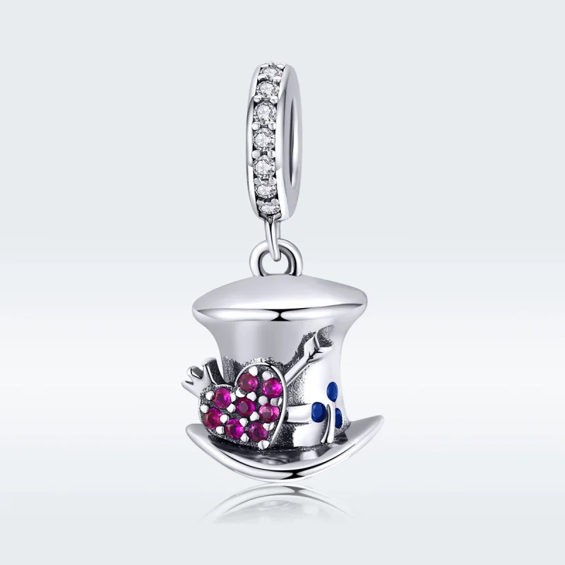 (image for) Pandora Style Silver Magic Hat Dangle - SCC1441 - View 5