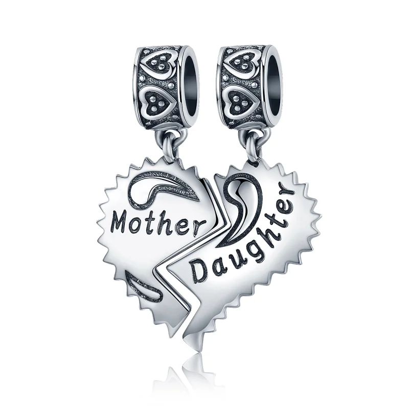 (image for) Pandora Style Silver Mother And Daughter Dangle - SCC427 - Product Image
