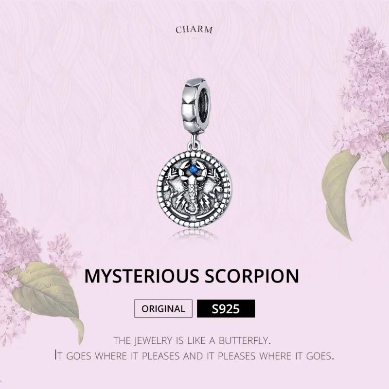(image for) Pandora Style Silver Mysterious Scorpion Dangle - SCC1503 - View 6