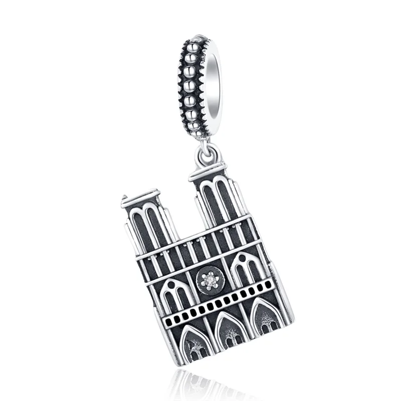 (image for) Pandora Style Silver Notre Dame De Paris Dangle - SCC1328 - Product Image