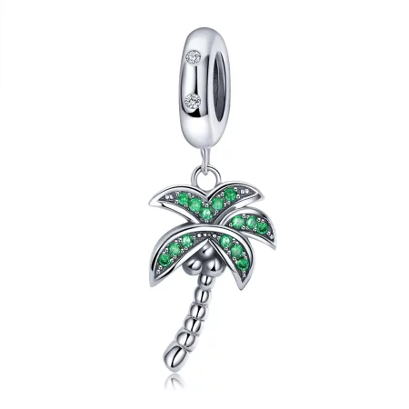 Pandora Style Silver Palm Tree Dangle - SCC697 Pandora Style Silver Palm Tree Dangle - SCC697