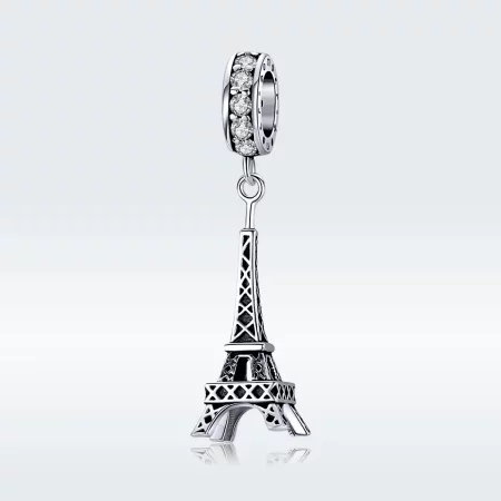Pandora Style Silver Paris Eiffel Tower Dangle - BSC154