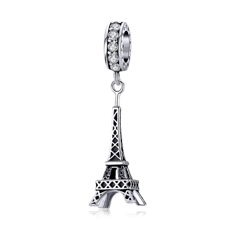 (image for) Pandora Style Silver Paris Eiffel Tower Dangle - BSC154 - Product Image
