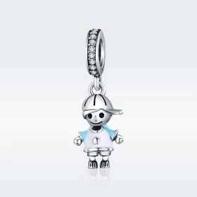 Pandora Style Silver Perfect Life Little Baby Boy Dangle - SCC544 Pandora Style Silver Perfect Life Little Baby Boy Dangle - SCC544