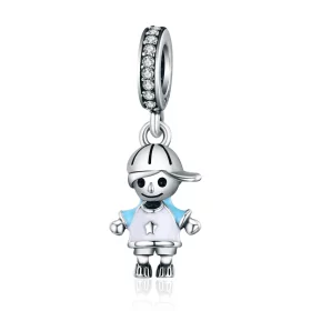 Pandora Style Silver Perfect Life Little Baby Boy Dangle - SCC544 Pandora Style Silver Perfect Life Little Baby Boy Dangle - SCC544