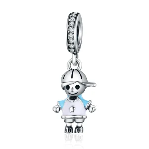 Pandora Style Silver Perfect Life Little Baby Boy Dangle - SCC544 (image for) Pandora Style Silver Perfect Life Little Baby Boy Dangle - SCC544