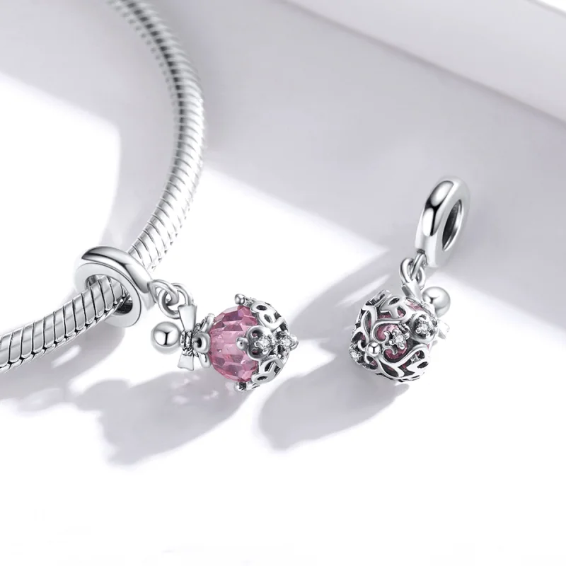 (image for) Pandora Style Silver Perfume Bottle Dangle - SCC1734 - View 4