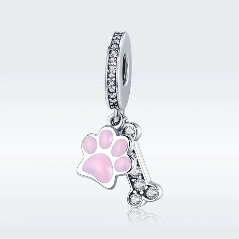 (image for) Pandora Style Silver Pet Lover Dangle - SCC452 - View 2