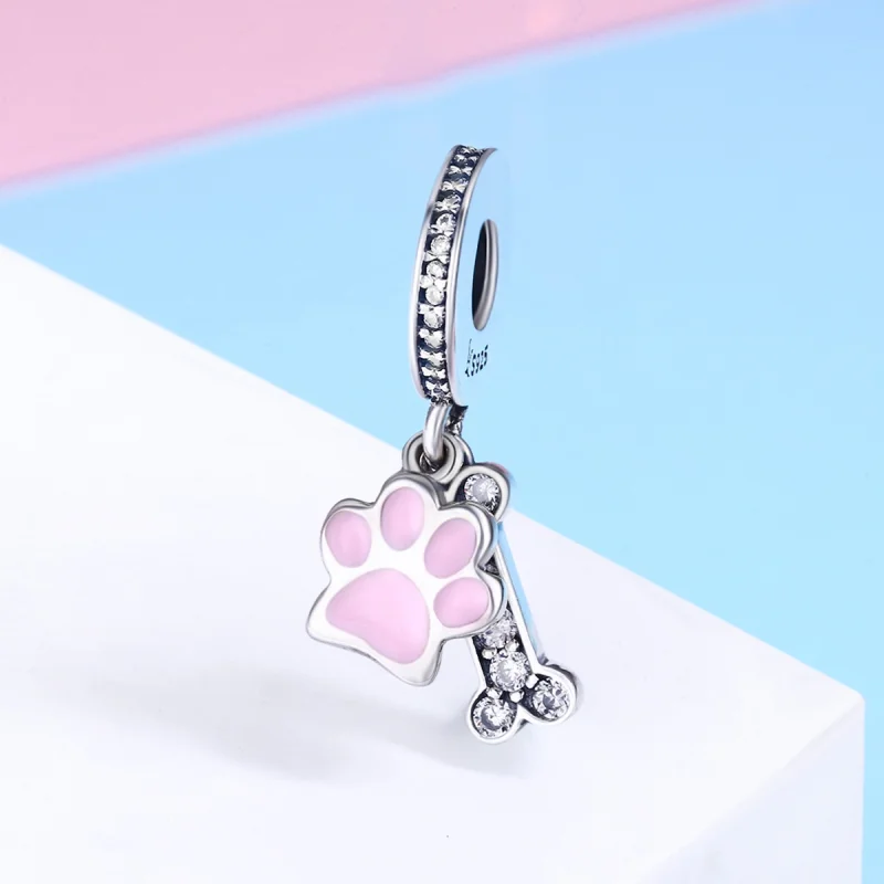 (image for) Pandora Style Silver Pet Lover Dangle - SCC452 - View 4