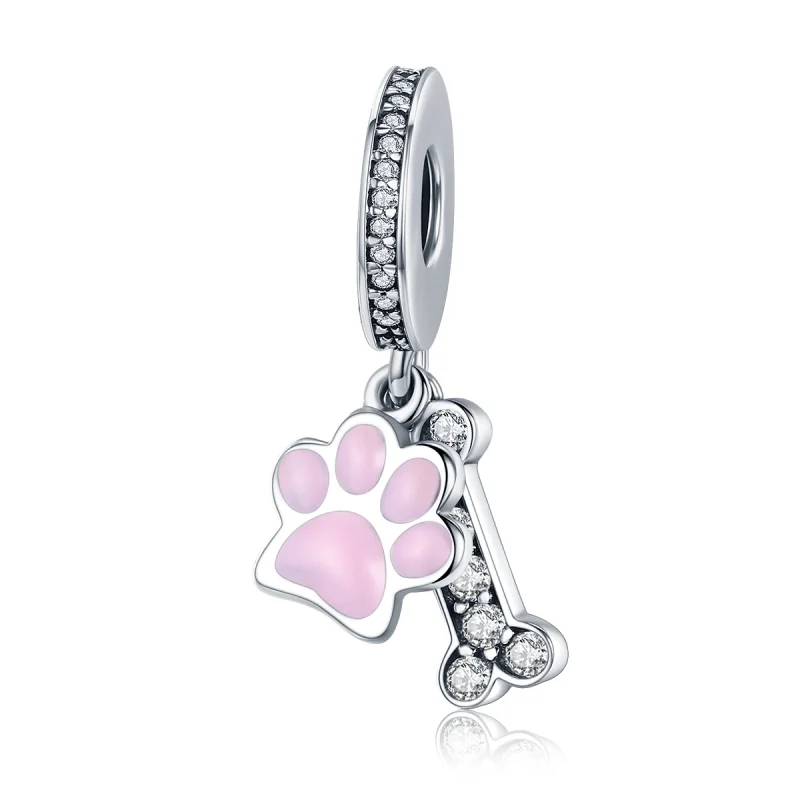 (image for) Pandora Style Silver Pet Lover Dangle - SCC452 - Product Image