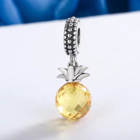Pandora Style Silver Pineapple Dangle - SCC150