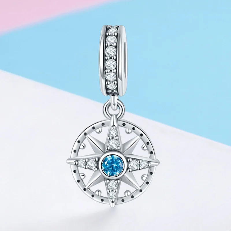 (image for) Pandora Style Silver Polaris Dangle - SCC847 - View 2