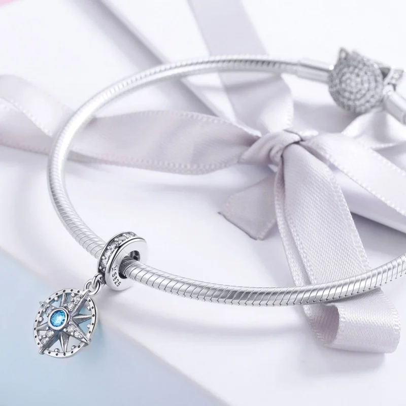 (image for) Pandora Style Silver Polaris Dangle - SCC847 - View 4