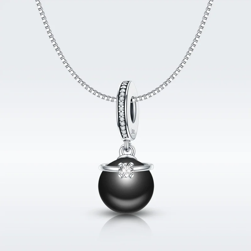 (image for) Pandora Style Silver Prestige Pearls Dangle - SCC572 - View 2