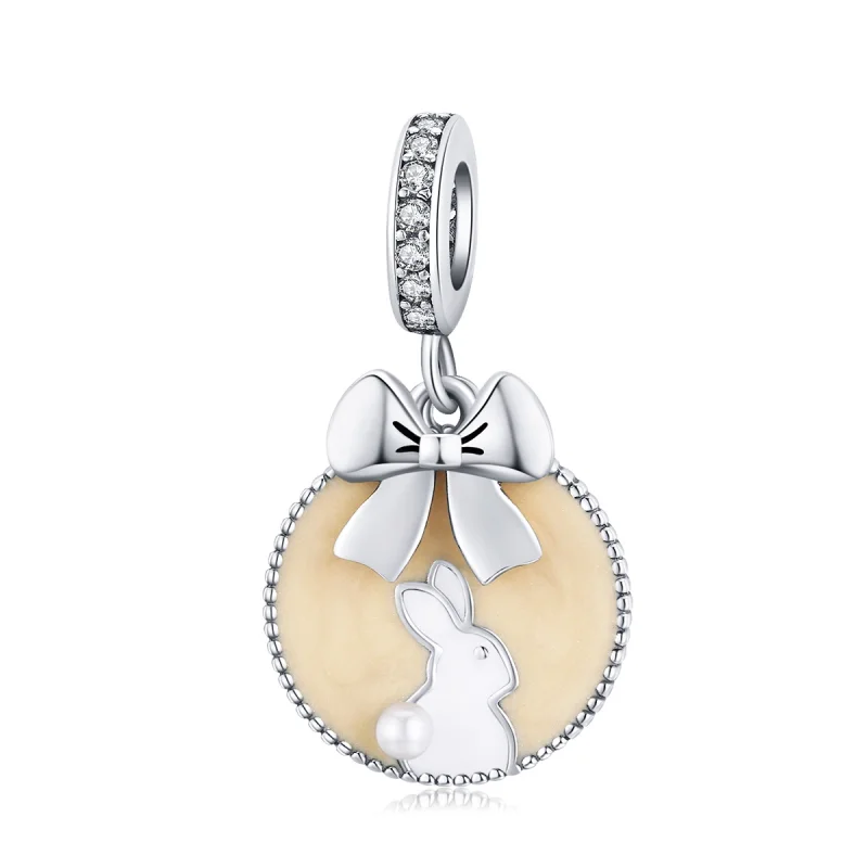 (image for) Pandora Style Silver Rabbit Dangle - SCC1439 - Product Image